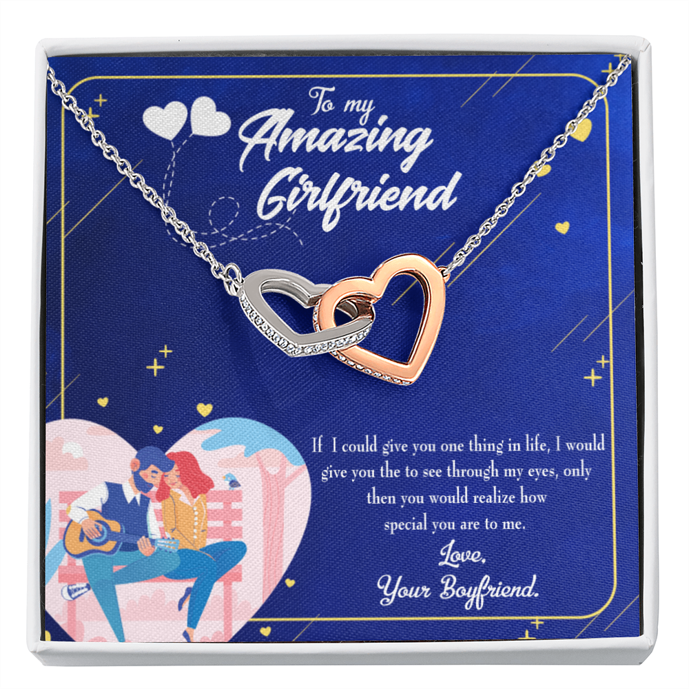 To My Girlfriend How Special You Are to Me Inseparable Necklace-Express Your Love Gifts