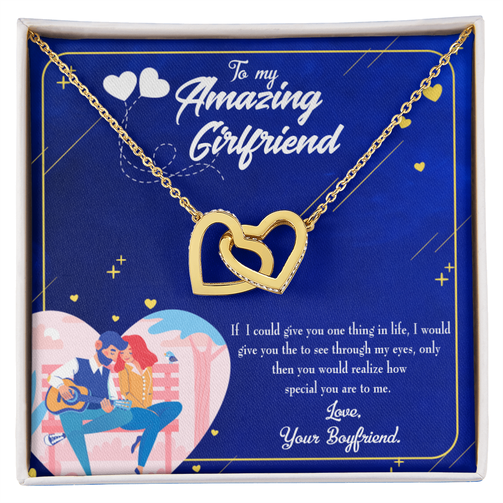 To My Girlfriend How Special You Are to Me Inseparable Necklace-Express Your Love Gifts