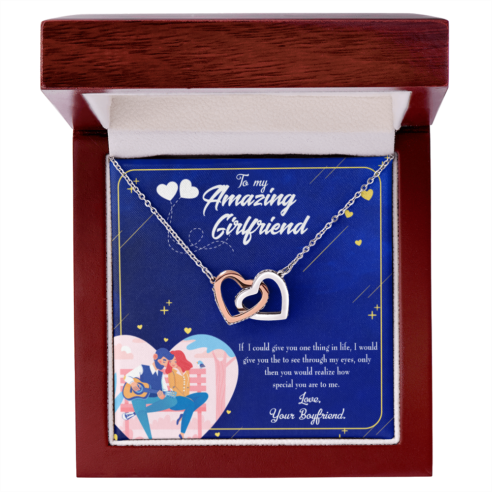 To My Girlfriend How Special You Are to Me Inseparable Necklace-Express Your Love Gifts