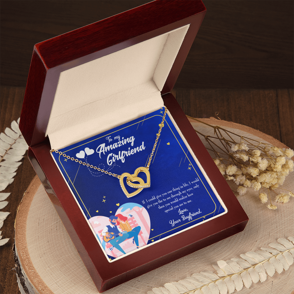 To My Girlfriend How Special You Are to Me Inseparable Necklace-Express Your Love Gifts
