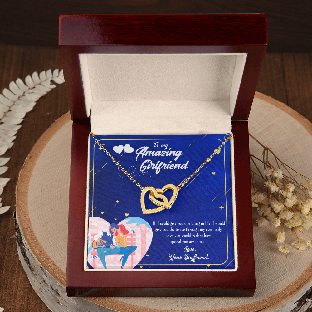 To My Girlfriend How Special You Are to Me Inseparable Necklace-Express Your Love Gifts
