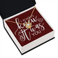 To My Girlfriend I Always Knew It Was You Infinity Knot Necklace Message Card-Express Your Love Gifts