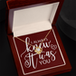 To My Girlfriend I Always Knew It Was You Infinity Knot Necklace Message Card-Express Your Love Gifts