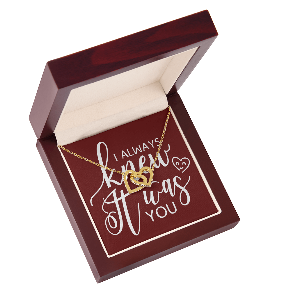 To My Girlfriend I Always Knew It Was You Inseparable Necklace-Express Your Love Gifts