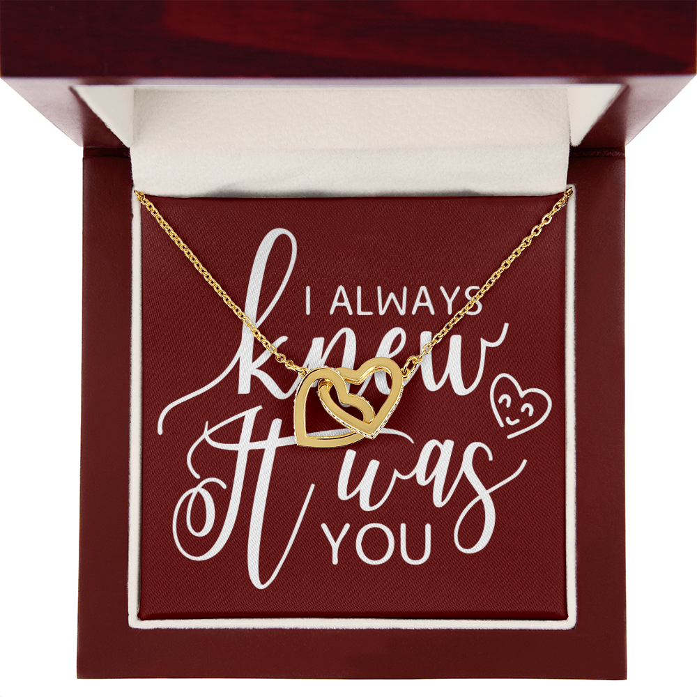 To My Girlfriend I Always Knew It Was You Inseparable Necklace-Express Your Love Gifts