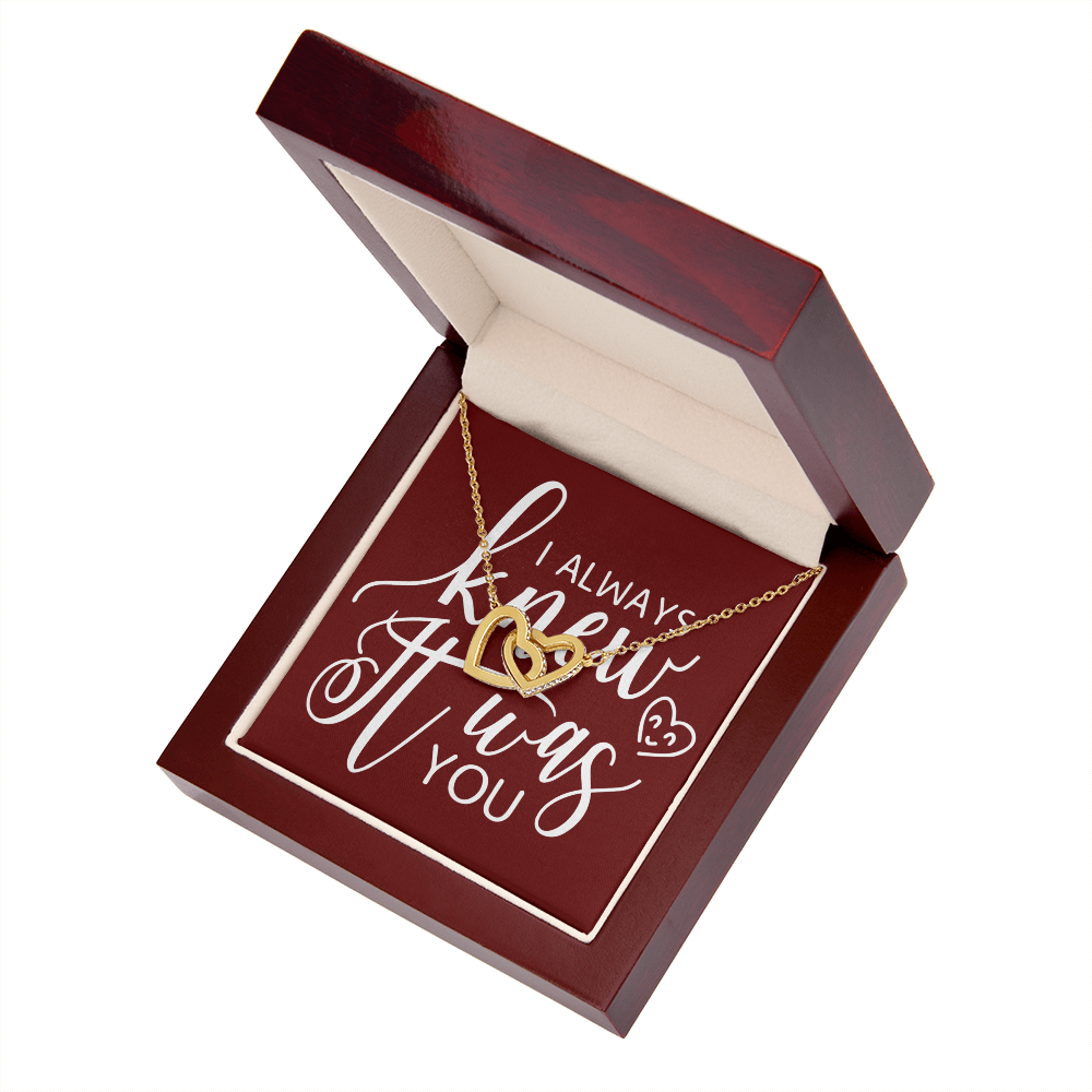 To My Girlfriend I Always Knew It Was You Inseparable Necklace-Express Your Love Gifts