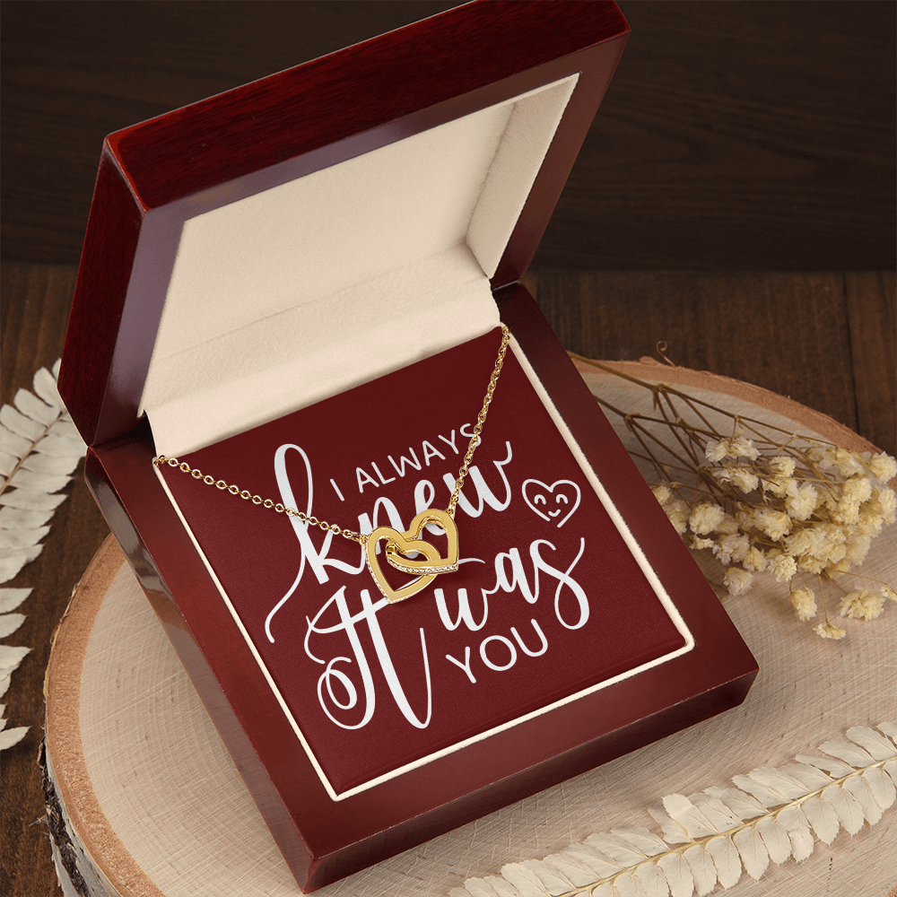 To My Girlfriend I Always Knew It Was You Inseparable Necklace-Express Your Love Gifts