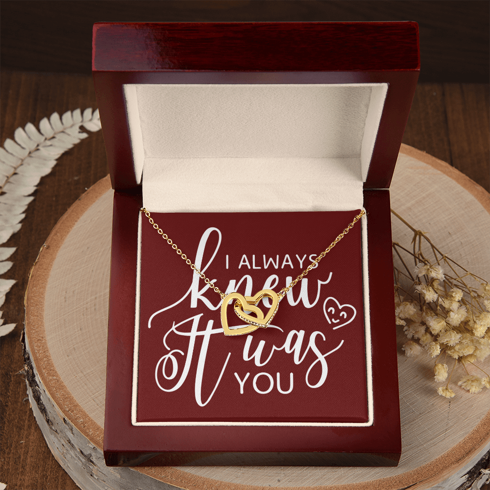 To My Girlfriend I Always Knew It Was You Inseparable Necklace-Express Your Love Gifts