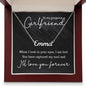 To My Girlfriend I am Lost Custom Name Necklace-Express Your Love Gifts