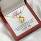 To My Girlfriend I Am Very Indecisive Forever Necklace w Message Card-Express Your Love Gifts