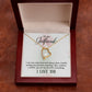 To My Girlfriend I Am Very Indecisive Forever Necklace w Message Card-Express Your Love Gifts