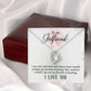 To My Girlfriend I Am Very Indecisive Forever Necklace w Message Card-Express Your Love Gifts