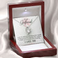 To My Girlfriend I Am Very Indecisive Forever Necklace w Message Card-Express Your Love Gifts
