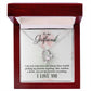 To My Girlfriend I Am Very Indecisive Forever Necklace w Message Card-Express Your Love Gifts