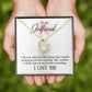 To My Girlfriend I Am Very Indecisive Forever Necklace w Message Card-Express Your Love Gifts