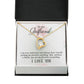 To My Girlfriend I Am Very Indecisive Forever Necklace w Message Card-Express Your Love Gifts