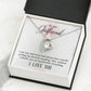 To My Girlfriend I Am Very Indecisive Forever Necklace w Message Card-Express Your Love Gifts