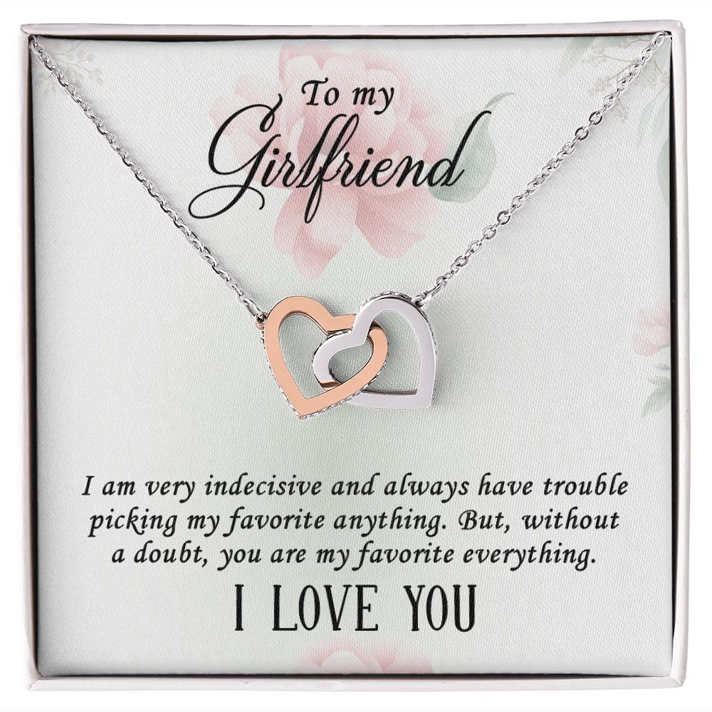 To My Girlfriend I Am Very Indecisive Inseparable Necklace-Express Your Love Gifts