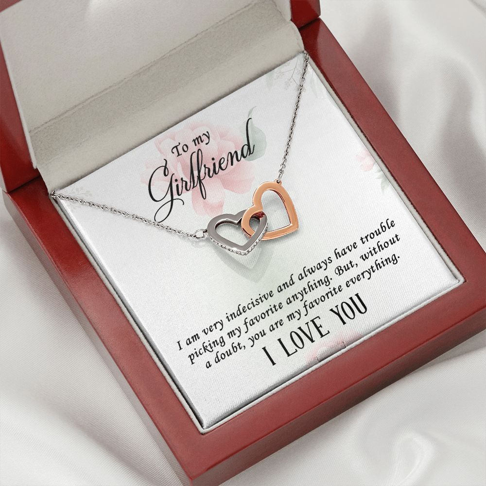 To My Girlfriend I Am Very Indecisive Inseparable Necklace-Express Your Love Gifts