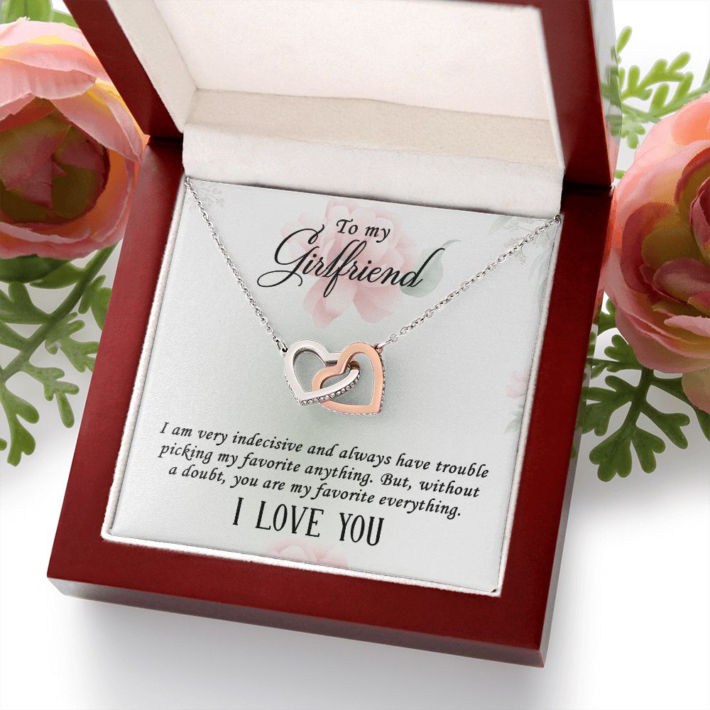 To My Girlfriend I Am Very Indecisive Inseparable Necklace-Express Your Love Gifts