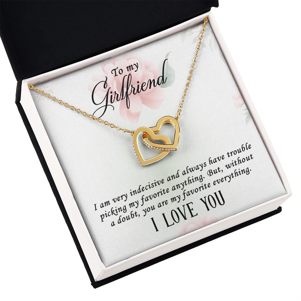 To My Girlfriend I Am Very Indecisive Inseparable Necklace-Express Your Love Gifts