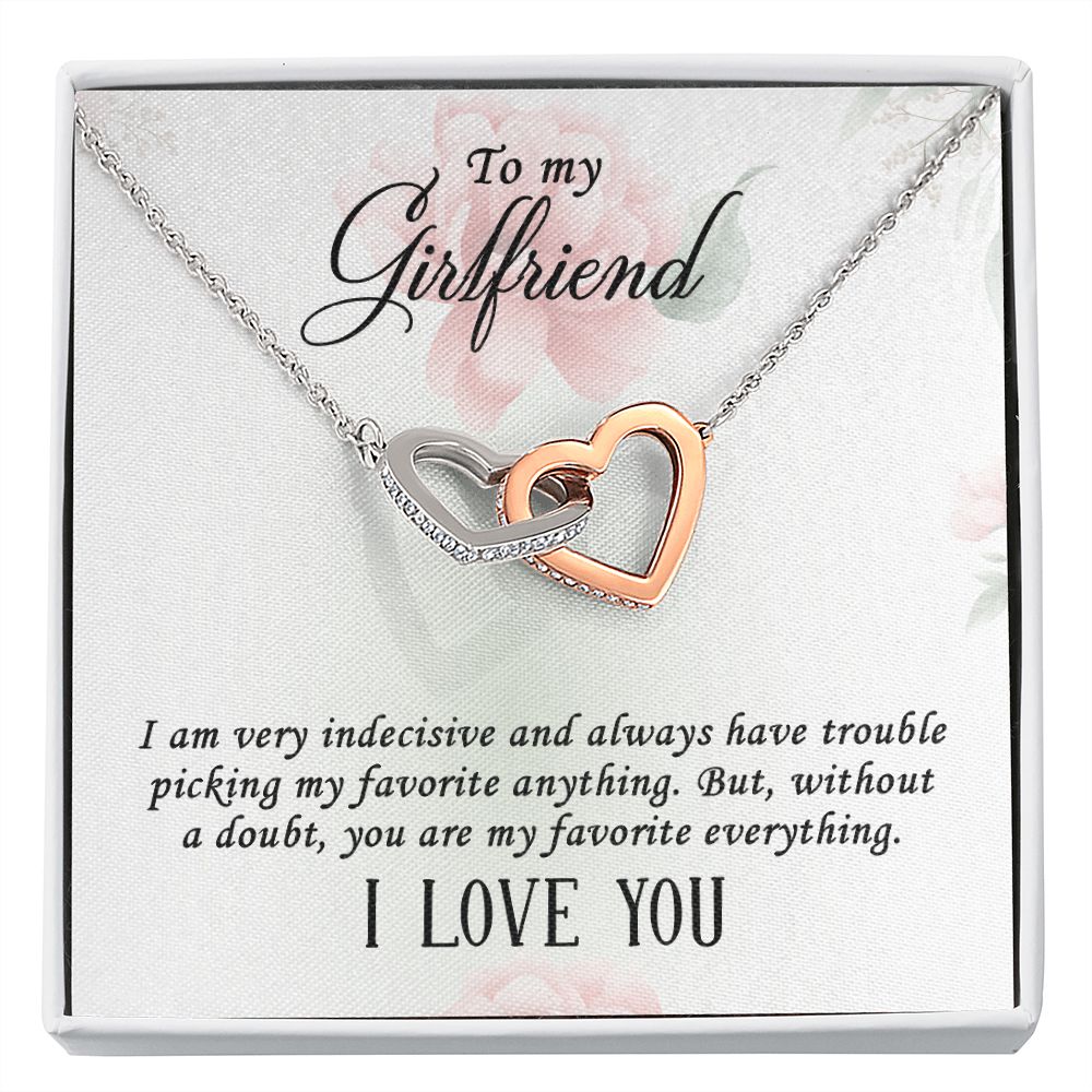 To My Girlfriend I Am Very Indecisive Inseparable Necklace-Express Your Love Gifts