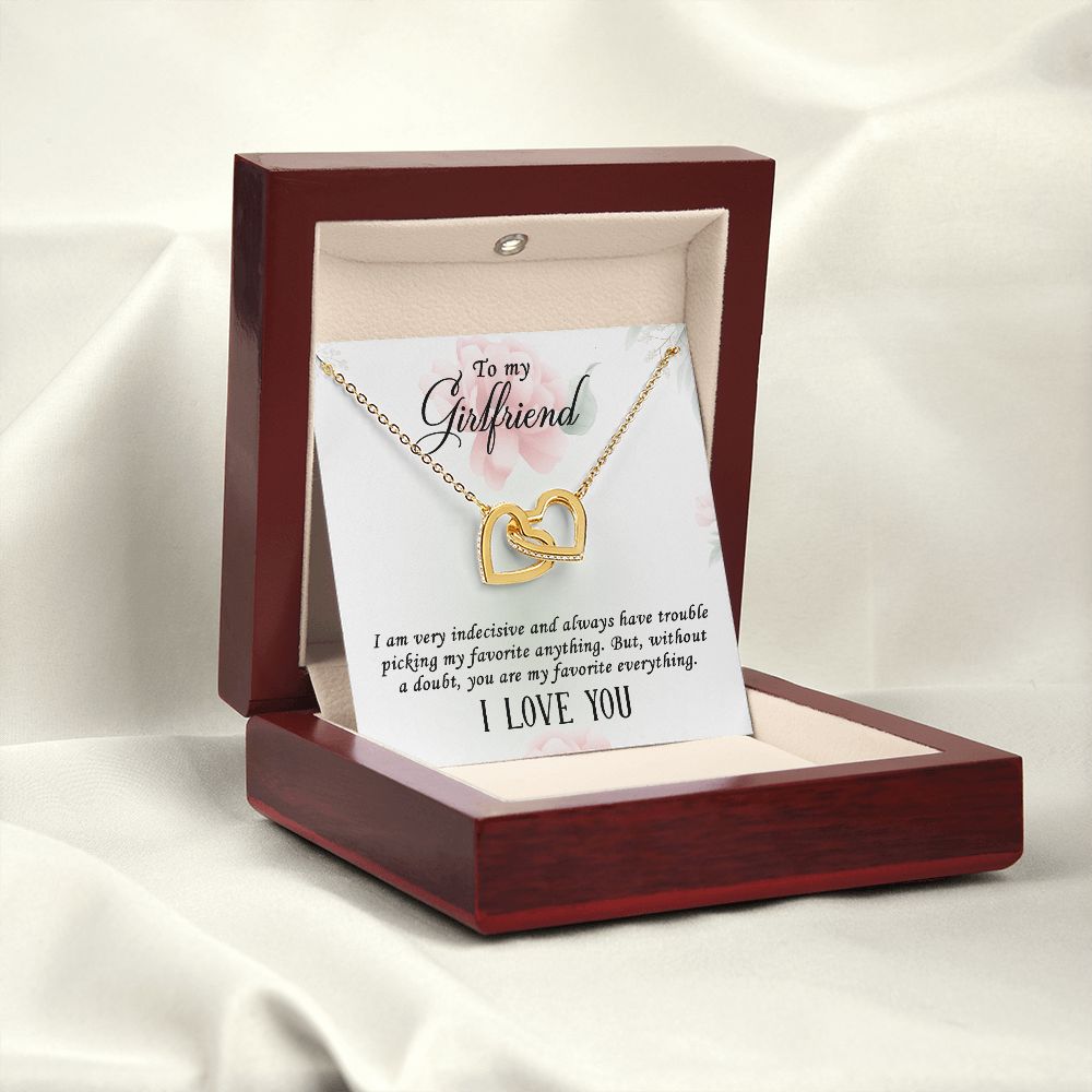 To My Girlfriend I Am Very Indecisive Inseparable Necklace-Express Your Love Gifts