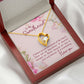 To My Girlfriend I Believe Forever Necklace w Message Card-Express Your Love Gifts