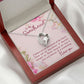 To My Girlfriend I Believe Forever Necklace w Message Card-Express Your Love Gifts