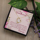 To My Girlfriend I Believe Forever Necklace w Message Card-Express Your Love Gifts