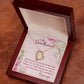 To My Girlfriend I Believe Forever Necklace w Message Card-Express Your Love Gifts