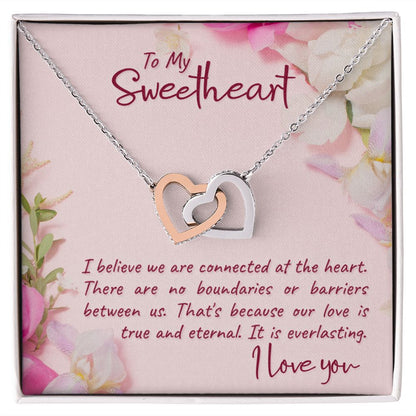 To My Girlfriend I Believe Inseparable Necklace-Express Your Love Gifts