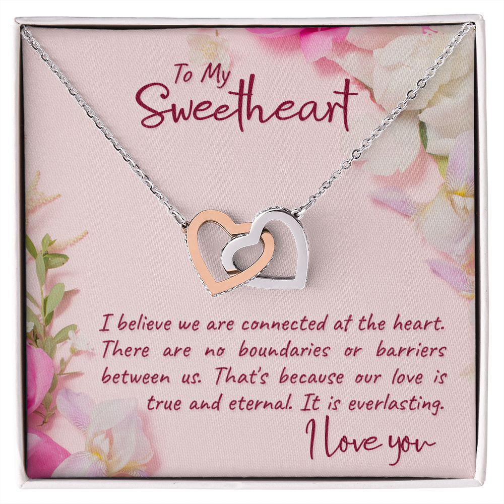 To My Girlfriend I Believe Inseparable Necklace-Express Your Love Gifts