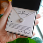 To My Girlfriend I Choose You Infinity Knot Necklace Message Card-Express Your Love Gifts