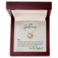 To My Girlfriend I Choose You Infinity Knot Necklace Message Card-Express Your Love Gifts
