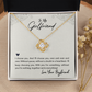 To My Girlfriend I Choose You Infinity Knot Necklace Message Card-Express Your Love Gifts