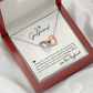 To My Girlfriend I Choose You Inseparable Necklace-Express Your Love Gifts