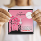 To My Girlfriend I Gave my Heart to You Alluring Ribbon Necklace Message Card-Express Your Love Gifts