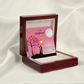 To My Girlfriend I Gave my Heart to You Infinity Knot Necklace Message Card-Express Your Love Gifts