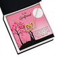 To My Girlfriend I Gave My Heart to You Inseparable Necklace-Express Your Love Gifts