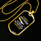 To My Girlfriend I Have a Girlfriend I Have a Bat Necklace Stainless Steel or 18k Gold Dog Tag 24" Chain-Express Your Love Gifts