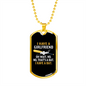 To My Girlfriend I Have a Girlfriend I Have a Bat Necklace Stainless Steel or 18k Gold Dog Tag 24" Chain-Express Your Love Gifts