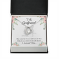 To My Girlfriend I Knew I loved You Forever Necklace w Message Card-Express Your Love Gifts
