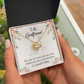 To My Girlfriend I Knew I loved You Infinity Knot Necklace Message Card-Express Your Love Gifts