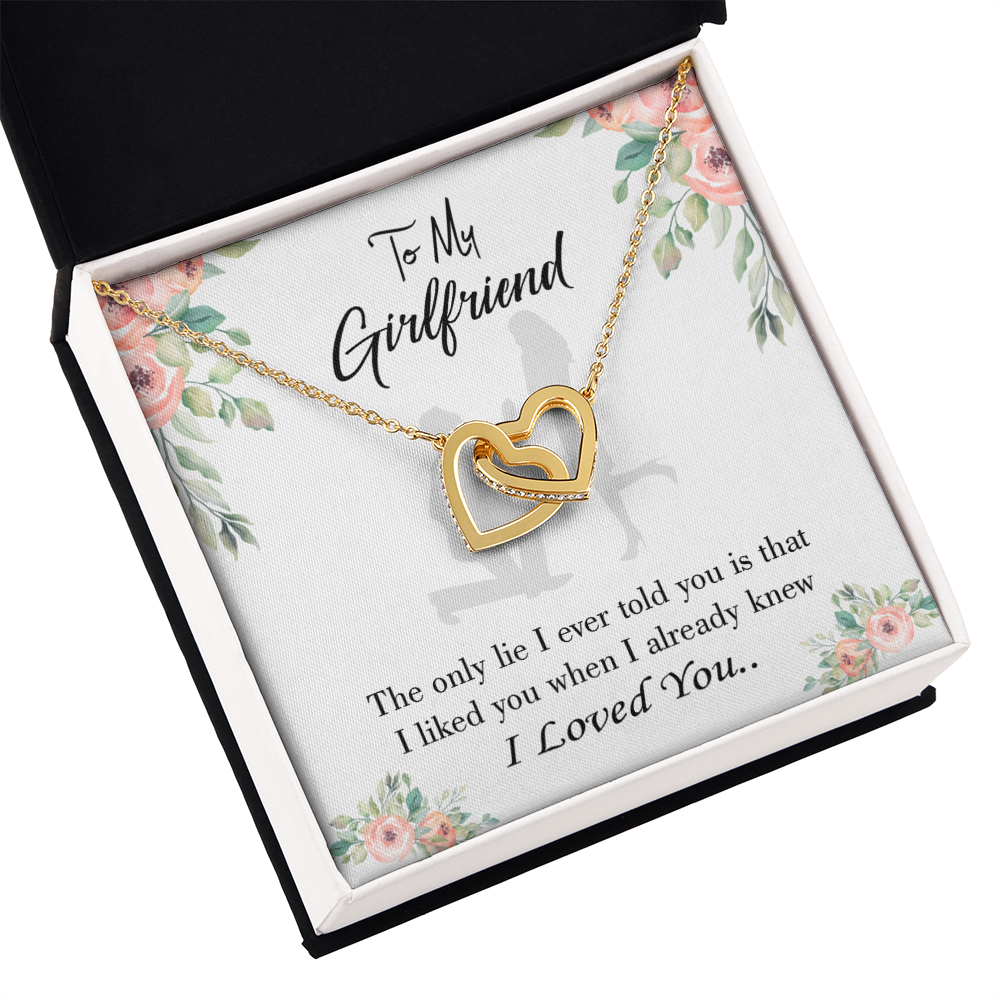 To My Girlfriend I Knew I Loved You Inseparable Necklace-Express Your Love Gifts