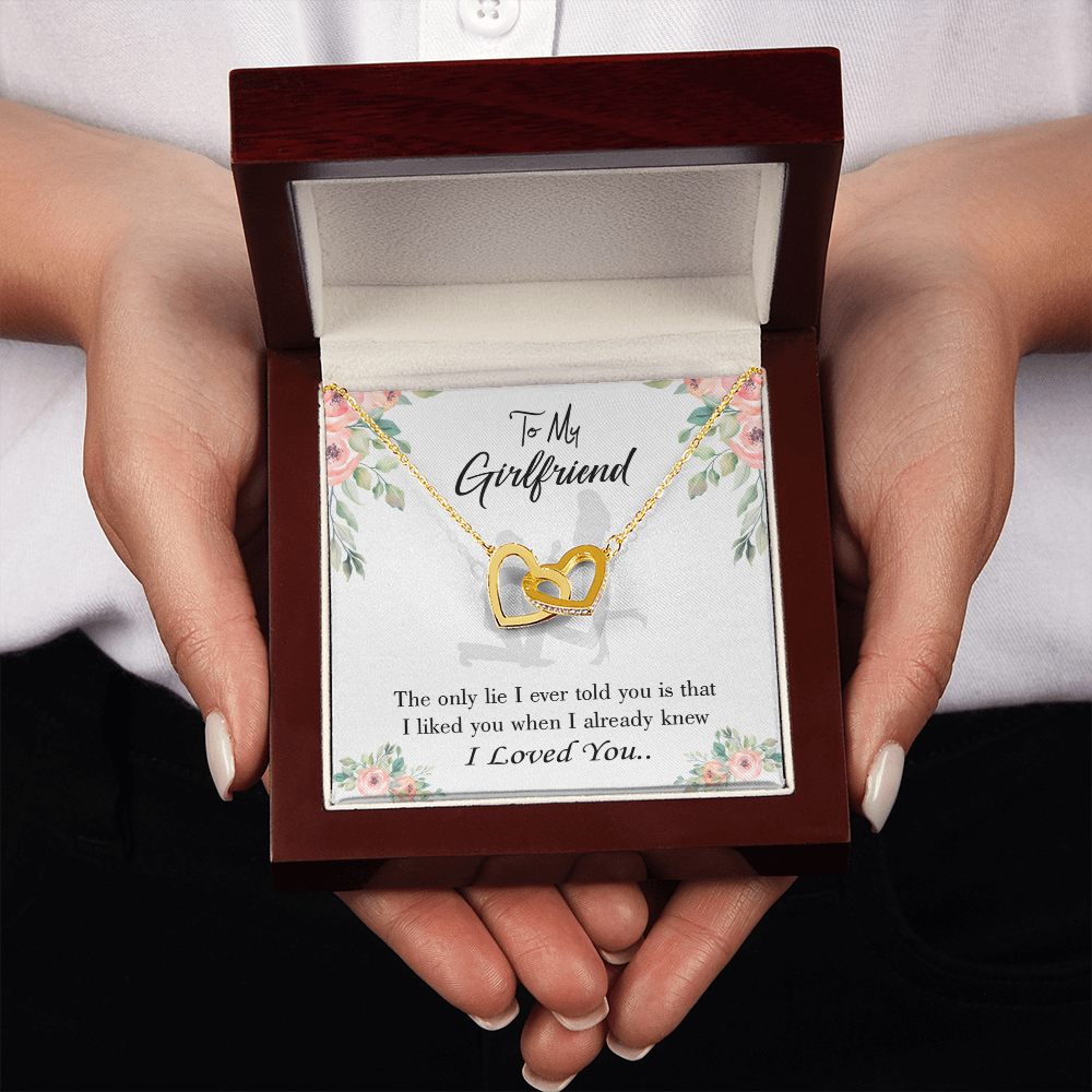 To My Girlfriend I Knew I Loved You Inseparable Necklace-Express Your Love Gifts