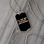 To My Girlfriend I Love My Ginger Girlfriend Necklace Stainless Steel or 18k Gold Dog Tag 24" Chain-Express Your Love Gifts