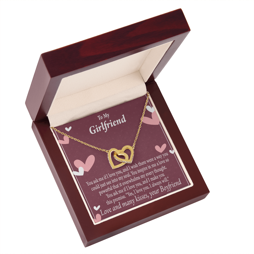 To My Girlfriend I Love You And I Always Will Inseparable Necklace-Express Your Love Gifts