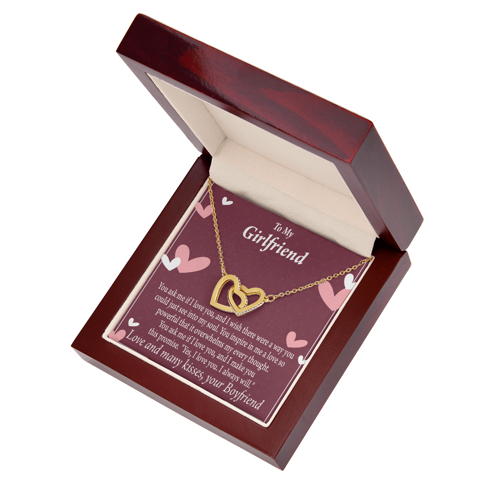 To My Girlfriend I Love You And I Always Will Inseparable Necklace-Express Your Love Gifts