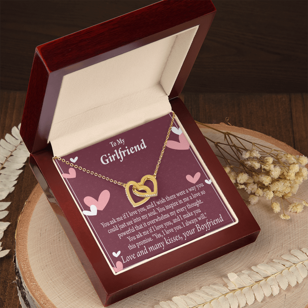 To My Girlfriend I Love You And I Always Will Inseparable Necklace-Express Your Love Gifts